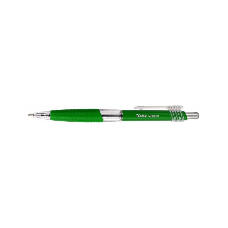 Długopisy automatyczny MEDIUM 1.0mm zielony TOMA TO-038 Długopisy automatyczny MEDIUM 1.0mm zielony TOMA TO-038