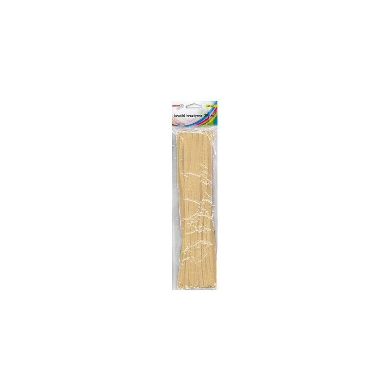 Druciki kreatywne dr22 beżowe 30cm(40) BREWIS