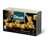Herbata DILMAH (20 torebek) czarna z aromatem WIŚNIA & MIGDAŁ