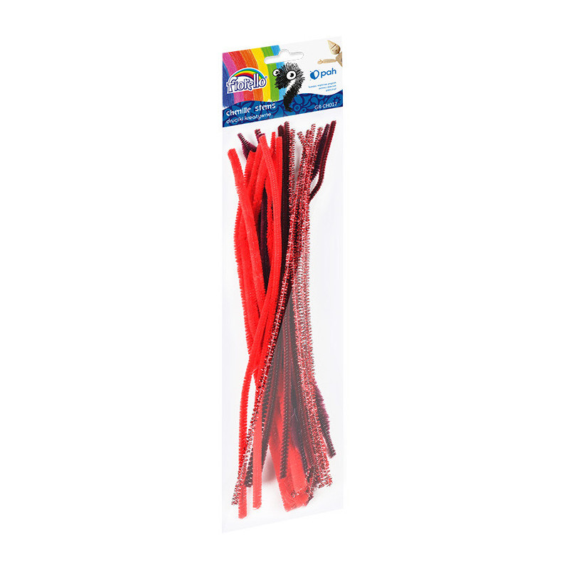 Druciki kreatywne 30cm czerwone (20szt.) GR-CH017 FIORELLO 170-2612