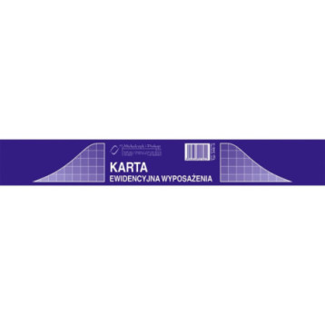 346-3 Druk KEW Karta ewid.wypo wyposażenia(50) MICHALCZYK i PROKO 346-3 Druk KEW Karta ewid.wypo wyposażenia(50) MICHALCZYK i PROKO