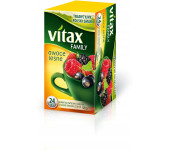 Herbata owocowo-ziołowa VITAX FAMILY (24 torebki bez zawieszki)48g Owoce Leśne