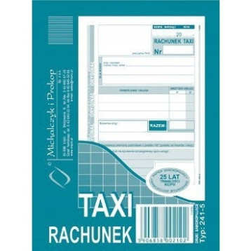241-5 Rachunek TAXI A6 MICHALCZYK i PROKOP 241-5 Rachunek TAXI A6 MICHALCZYK i PROKOP