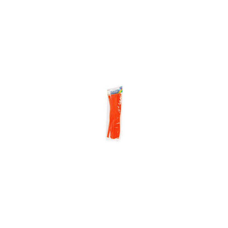 Druciki kreatywne dr23 pomarańczowe neon 30cm (40) BREWIS