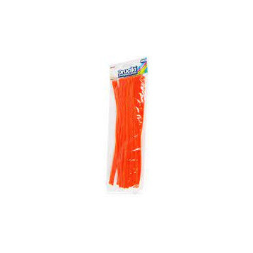 Druciki kreatywne dr23 pomarańczowe neon 30cm (40) BREWIS