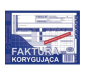 107-3E Faktura VAT korygująca A5 80k Michalczyk i Prokop