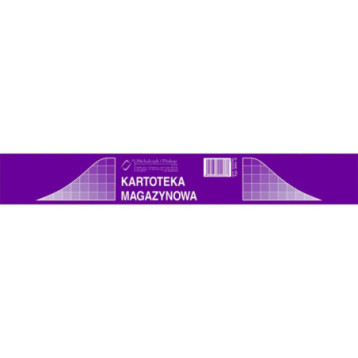 344-3 Kartoteka magazynowa MICHALCZYK&PROKOP A5 50 kartek 344-3 Kartoteka magazynowa MICHALCZYK&PROKOP A5 50 kartek