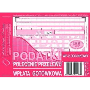 471-5 Podatki Polecenie Przelewu A6 80 kartek Michalczyk i Prokop 471-5 Podatki Polecenie Przelewu A6 80 kartek Michalczyk i Prokop