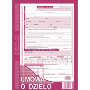 510-1H Umowa o dzieło A4 40 kartek Michalczyk i Prokop 510-1H Umowa o dzieło A4 40 kartek Michalczyk i Prokop