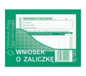 408-5 Wniosek o zaliczkę A6 40 kartek Michalczyk i Prokop