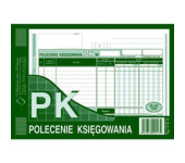 412-3 Polecenie księgowania A5 (oryginał +kopia ) 80k Michalczy k i Prokop