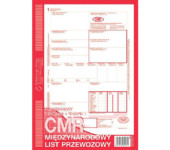 800-2 CMR A4 80kartek 1+4 międzynarodowy list przewozowy Michalczyk