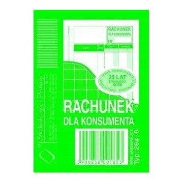264-9 Rachunek MICHALCZYK&PROKOP A7 80 kartek 264-9 Rachunek MICHALCZYK&PROKOP A7 80 kartek