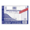 511-3E Ewidencja czasu wykonania zlecenia A5 offset MICHALCZYK&PROKOP