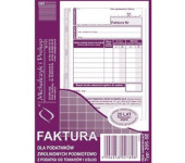 205-5E Faktura dla podatników zwolnionych z VAT A6 (o+1k) MICHALCZYK