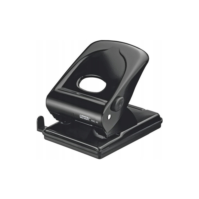 Dziurkacz FMC40 RAPID czarny 40 kartek duży metalowy 21835601