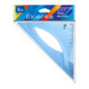 Ekierka równoramienna 13cm NIEBIESKA BL013-B TETIS
