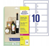 Zawieszki kartonowe (10 arkuszy) 90x50mm prostokątne Quick&Clean T2001-10 AVERY ZWECKFORM