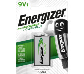 Akumulatorek ENERGIZER Power Plus 9V/HR22/6F22 175mAh Ni-MH