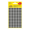 Etykieta kółka Q8mm czarne 3009 416szt AVERY ZWECKFORM