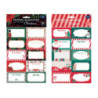 Etykiety na prezenty 20szt. CHRISTMAS INTERDRUK