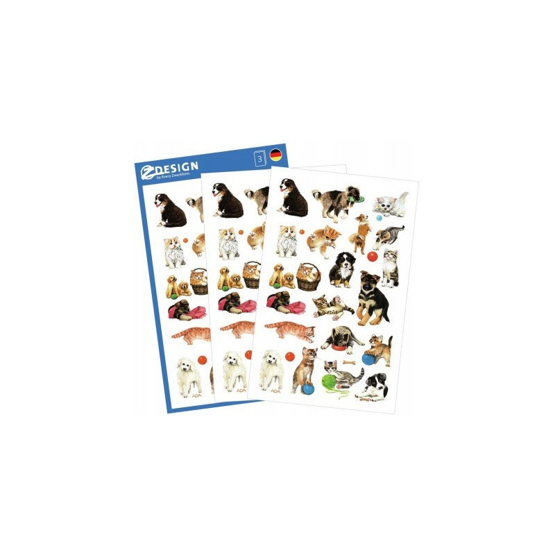 Naklejka Psy i Koty 53487 Z-DESIGN AVERY ZWECKFORM