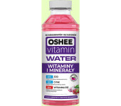 Napój OSHEE VITAMIN WATER Witaminy i Minerały o smaku czerwonych winogron/dragonfruit 555ml