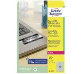 Etykiety A4 znamionowe srebrne 105x148mm (20ark) L6134-20 AVERY ZWECKFORM