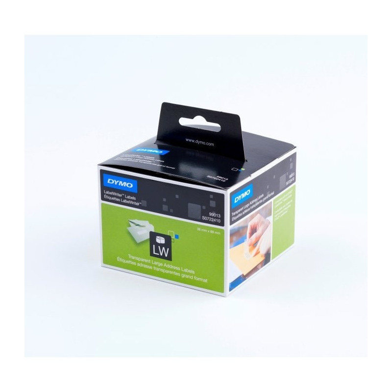 Etykiety DYMO adresowa 89x36 przezroczysty 99013 S0722410