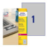 Etykiety Heavy Duty 210x297mm srebrne poliestrowe L6013-20szt AVERY ZWECKFORM