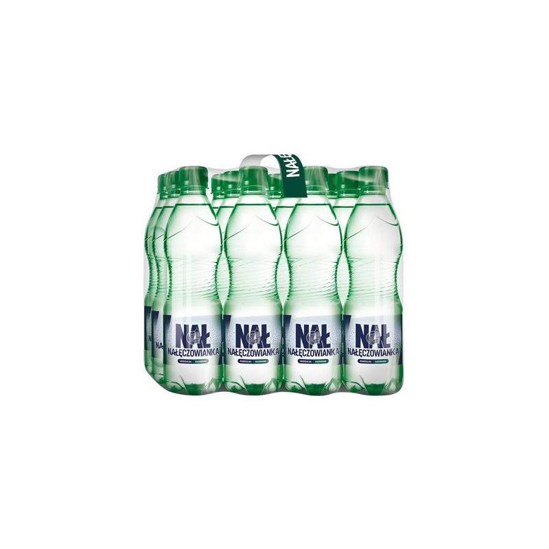 Woda mineralna NAŁĘCZOWIANKA 0.5L (12szt) gazowana
