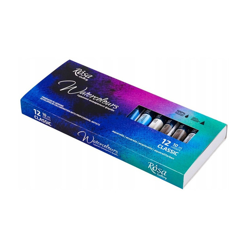 Farby akwarelowe w tubkach ROSA GALLERY 12kol. 10ml. 340107 KOH-I-NOOR