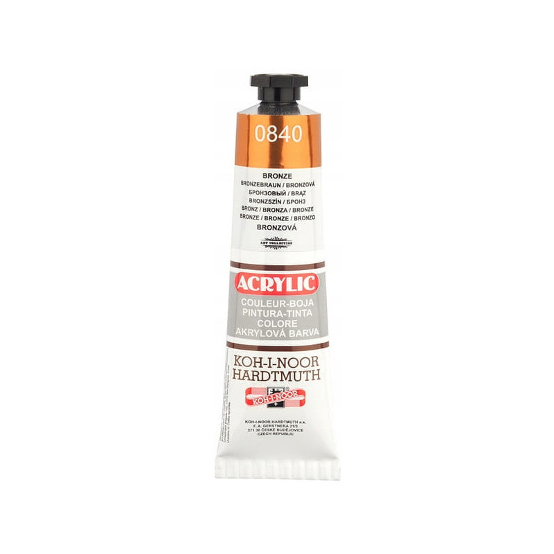 Farba acrylowa 162706 brązowa 40ml. KOH-I-NOOR