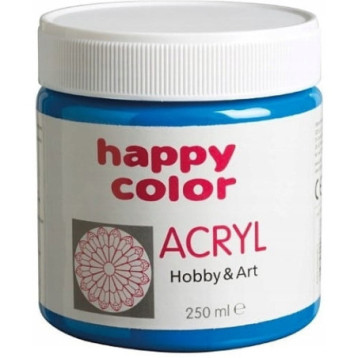 Farba akrylowa 250ml niebieski HA7370 0250-3 Happy Color Farba akrylowa 250ml niebieski HA7370 0250-3 Happy Color
