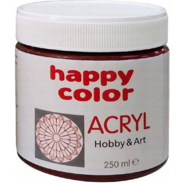 Farba akrylowa 250ml brązowy HA 7370 0250-7 Happy Color Farba akrylowa 250ml brązowy HA 7370 0250-7 Happy Color