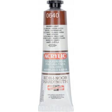 Farba akrylowa 40ml jasno brązowa 162738 KOH-I-NOOR Farba akrylowa 40ml jasno brązowa 162738 KOH-I-NOOR