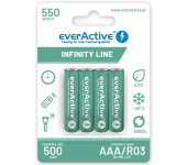 Akumulatorek EVERACTIVE Infinity Line AAA/HR03 550mAh (4szt)