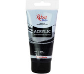Farba akrylowa Rosa Studio 75ml BLACK 403