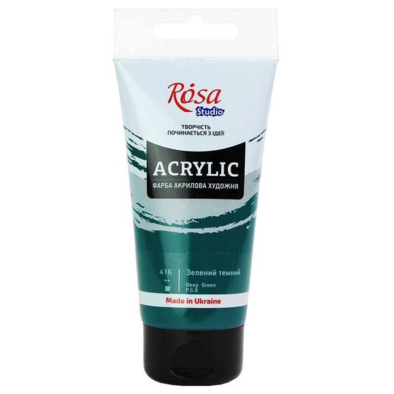 Farba akrylowa Rosa Studio 75ml DEEP GREEN 416