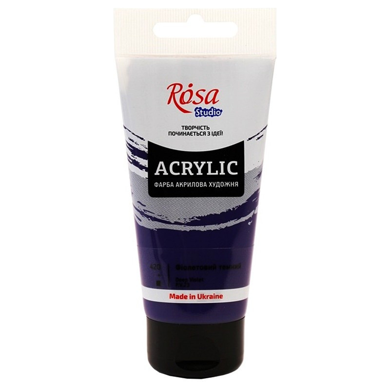 Farba akrylowa Rosa Studio 75ml DARK VIOLET 420
