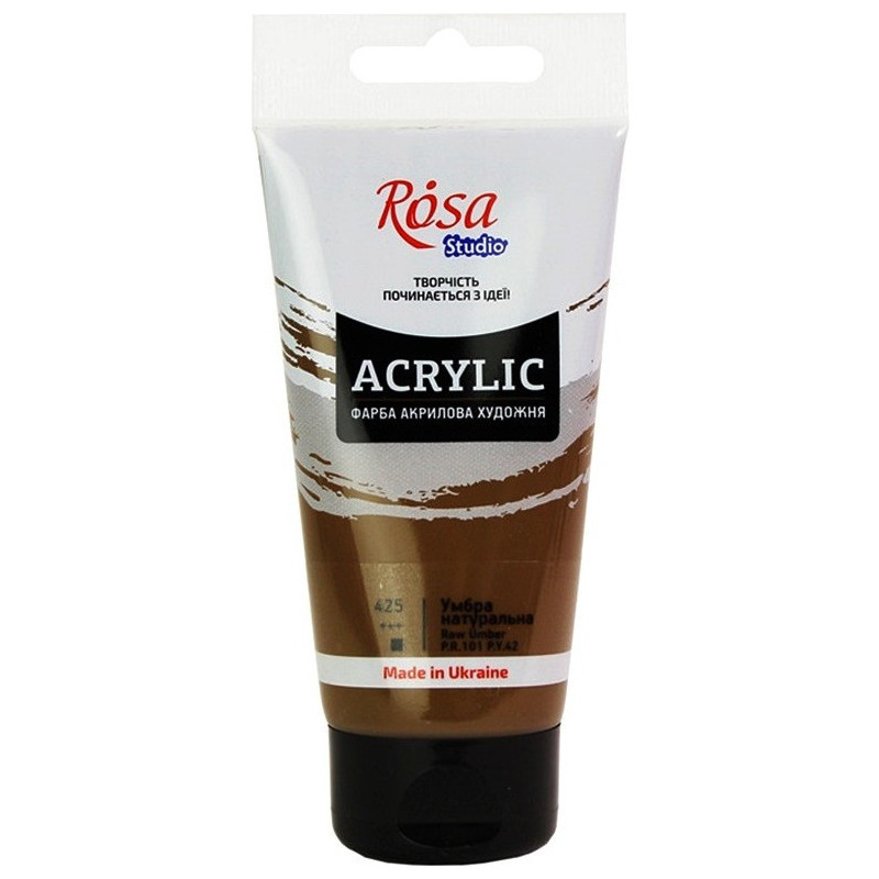 Farba akrylowa Rosa Studio 75ml NATURAL UMBER 425