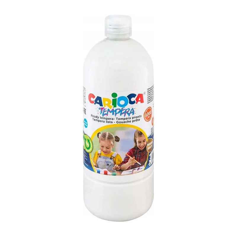 Farba CARIOCA TEMPERA 1000ml biała (40430/01) 170-2639