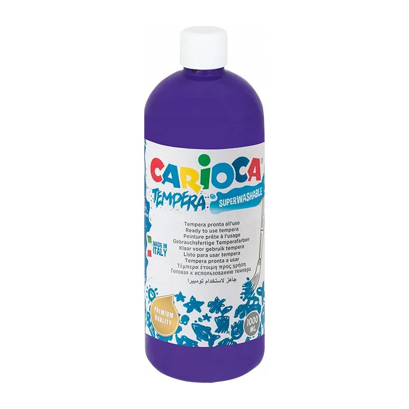 Farba CARIOCA TEMPERA 1000ml fioletowa 40430/18 170-1445