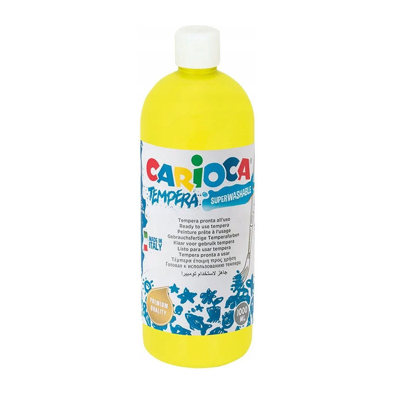 Farba CARIOCA TEMPERA 1000ml żółta (ko03/03) 170-1453