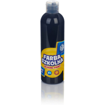 Farba plakatowa szkolna Astra 250ml czarna 301217018 ASTRA Farba plakatowa szkolna Astra 250ml czarna 301217018 ASTRA