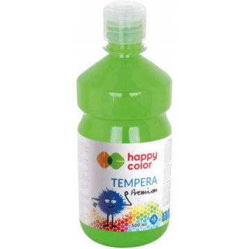 Farba TEMPERA Premium 500ml jasnozielona HAPPY COLOR HA 3310 0500-51 Farba TEMPERA Premium 500ml jasnozielona HAPPY COLOR HA 3310 0500-51
