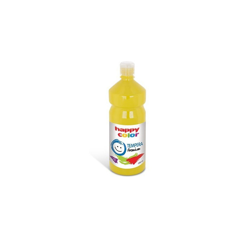 Farba TEMPERA Premium 1000ml żółty HAPPY COLOR 3310 1000-1