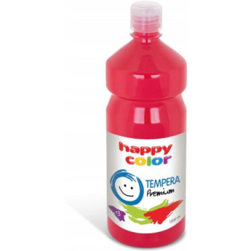 Farba TEMPERA Premium 1000ml ciemno czerwona HAPPY COLOR 3310 1000-26 Farba TEMPERA Premium 1000ml ciemno czerwona HAPPY COLOR 3310 1000-26