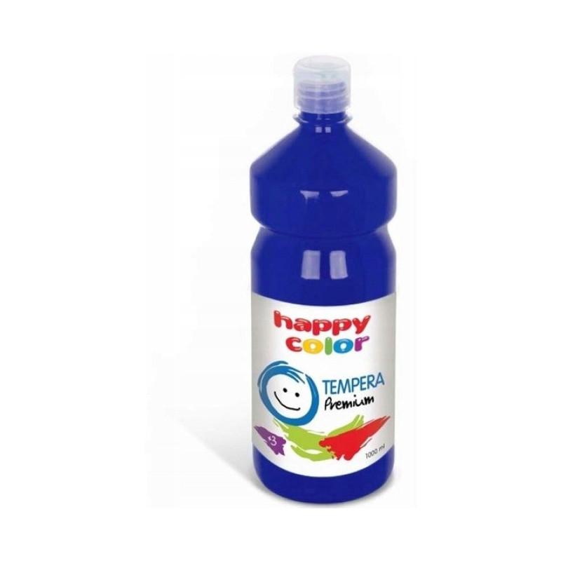 Farba TEMPERA Premium 1000ml granatowa HAPPY COLOR 3310 1000-33