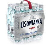 Woda mineralna CISOWIANKA 0.5L (12szt) lekko gazowana
